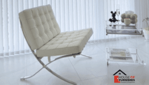 Mies Barcelona Pavilion Chair - Genuine Italian Leather | Tan Brown - Image 2