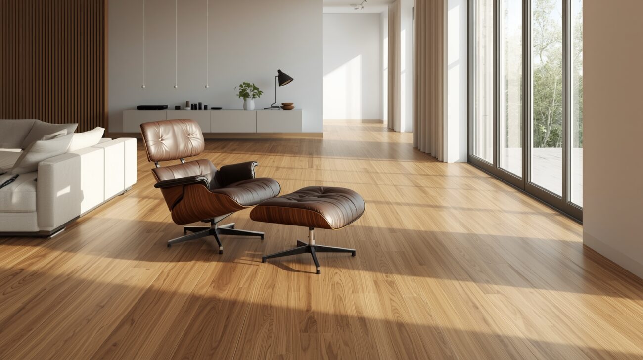 Tan Brown Eames Chair Lounge Chair with Chrome Base – Alt Text: “Tan Brown Eames Chair Lounge Chair Replica with Chrome Base